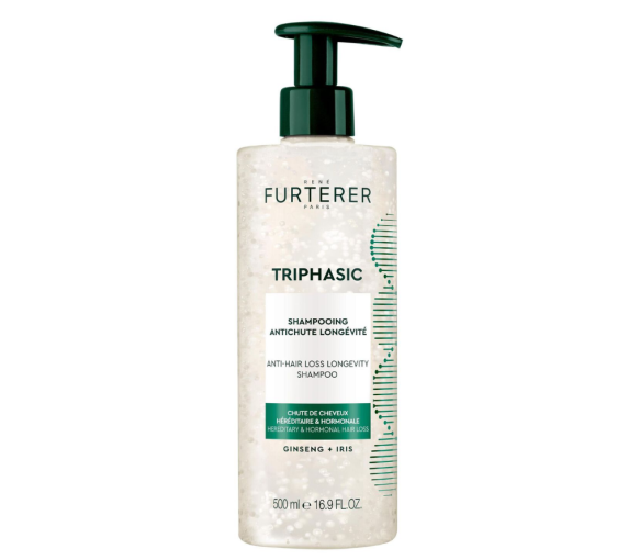 Triphasic shampooing anti-chute longévité René Furterer - flacon-pompe de 500ml - image 1