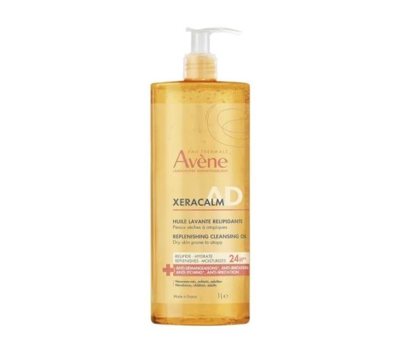 XeraCalm A.D Huile lavante relipidante Avène - flacon-pompe de 1L