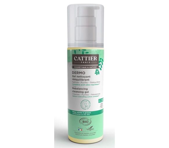 Dermo gel nettoyant rééquilibrant Cattier - flacon-pompe de 200ml - image 1