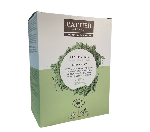 Argile Verte surfine Cattier - boîte de 750g