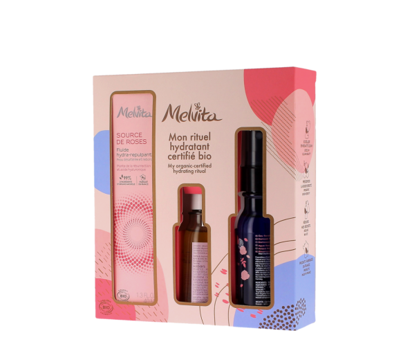 Mon rituel hydratant certifié BIO Melvita - coffret de 3 produits - image 1