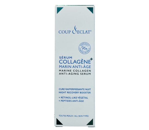 Sérum collagène+ marin anti-âge de nuit Coup d'éclat - flacon-pipette de 30ml - image 1