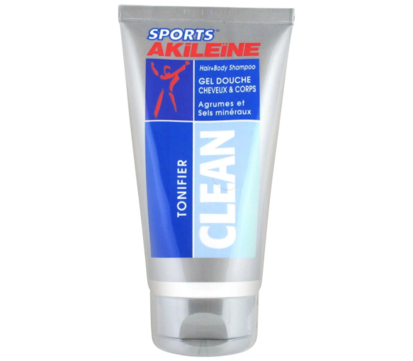 Clean gel douche cheveux et corps Akileïne - tube de 150ml
