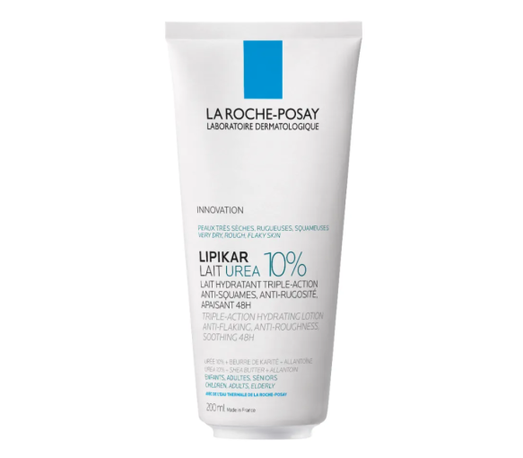Lipikar lait hydratant corps Urea 10% La Roche-Posay - tube de 200 ml - image 1