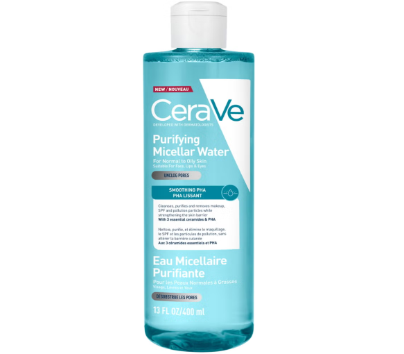 Eau micellaire Purifiante CeraVe - flacon de 400ml - image 1
