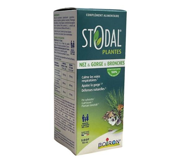 Stodal plantes sirop nez gorge bronches Boiron - flacon de 150ml - image 1