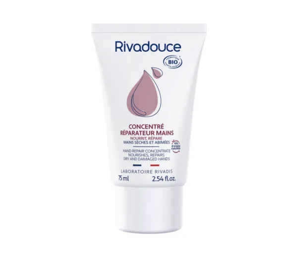 Concentré réparateur mains bio Rivadouce - tube de 75ml