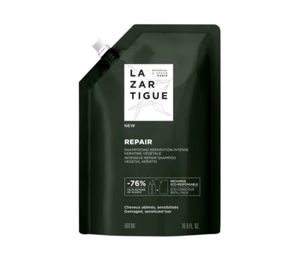 Repair shampooing réparation intense Lazartigue - éco-recharge de 500ml - image 1