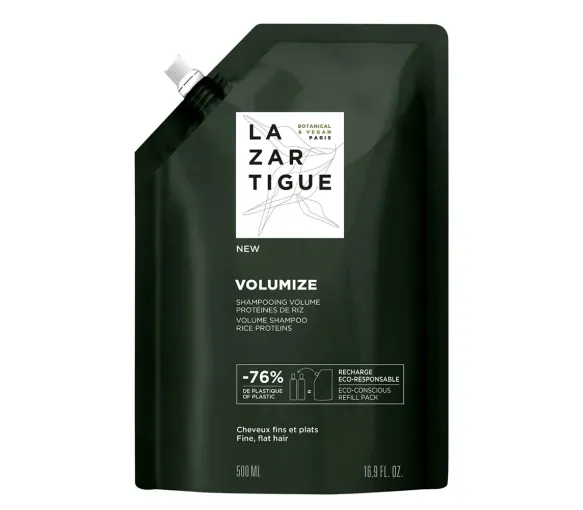 Volumize shampooing volume Lazartigue - éco-recharge de 500ml