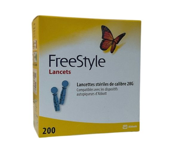 Freestyle Lancets Abbott - boite de 200 lancettes de calibre 28G - image 1