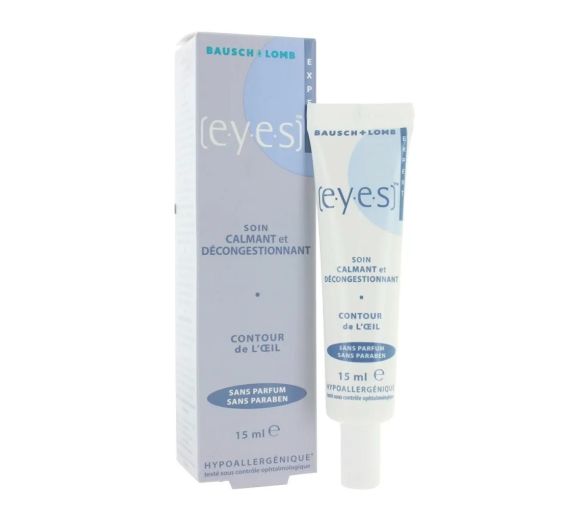 EYES Soin contour des yeux calmant et décongestionnant Bausch Lomb - tube de 15ml