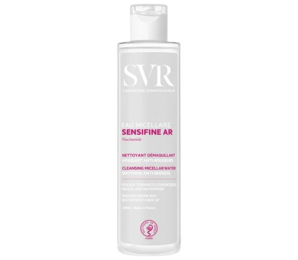 Sensifine AR eau micellaire peaux sensibles à rougeurs SVR - flacon de 200ml