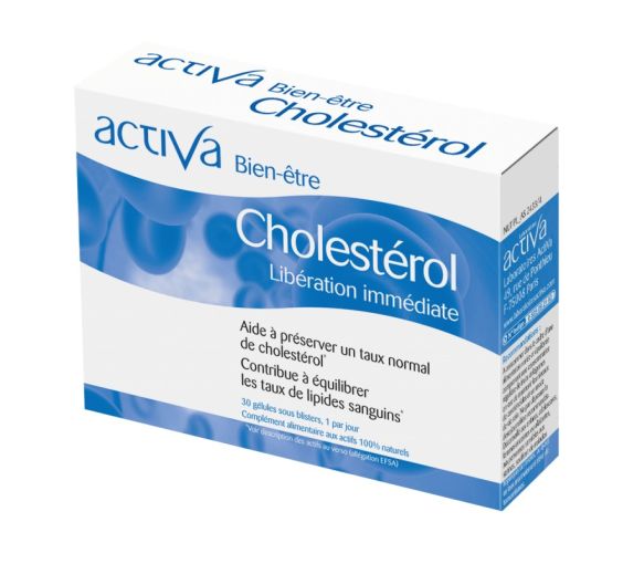 Activa bien-être cholesterol - boite de 30 gélules - image 1