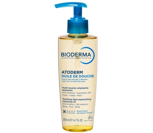 Atoderm huile de douche Bioderma - flacon-pompe de 200ml - image 1