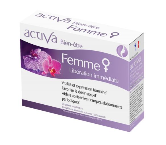 Activa bien-être femme - boîte de 30 gélules - image 1