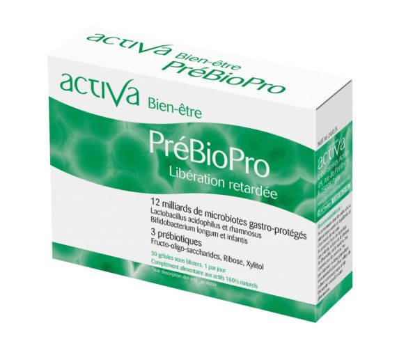 Bien-être PréBioPro libération retardée Activa - boîte de 30 gélules - image 1