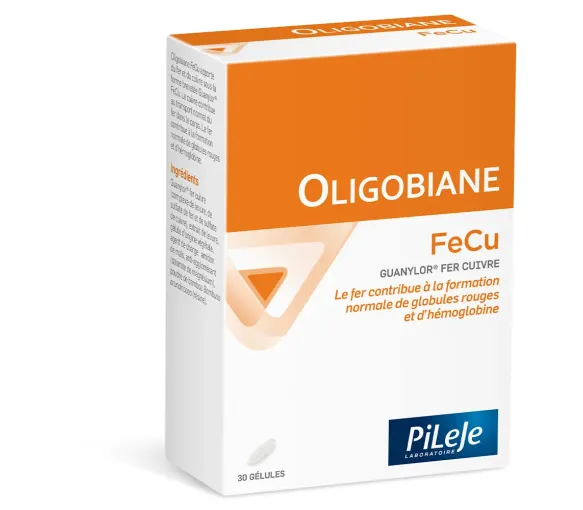 Oligobiane FeCu Pileje - boite de 30 gélules