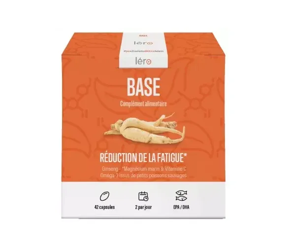 Léro Base réduction de la fatigue - Boite de 42 capsules