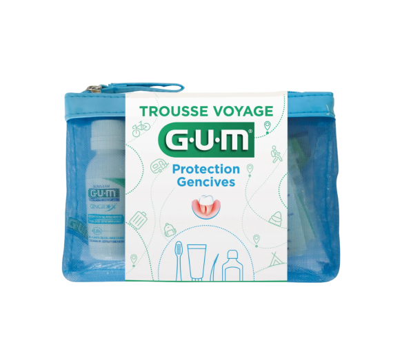 Kit voyage gencives fragilisées Gum - trousse de 4 produits - image 1