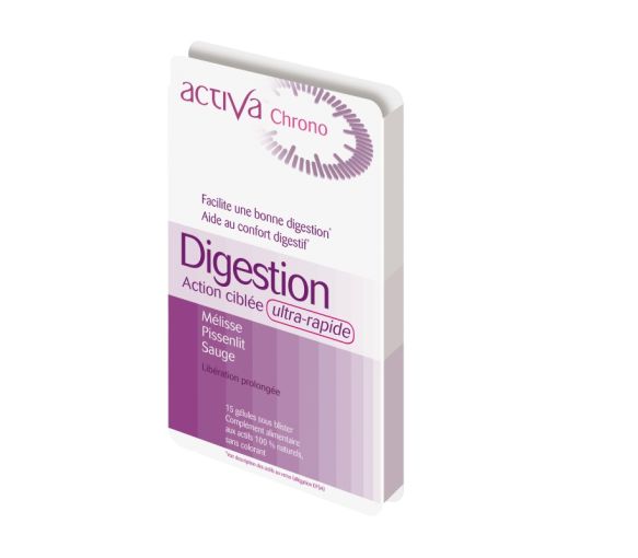 Activa chrono digestion action ciblée - 15 gélules - image 1