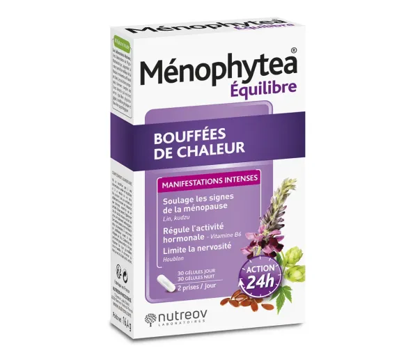 Ménophytea bouffées de chaleur Nutreov - boîte de 40 gélules