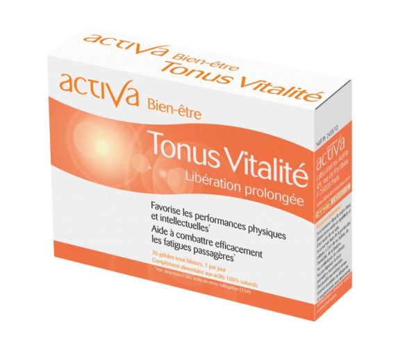 Activa bien-être tonus vitalité - boîte de 30 gélules - image 1