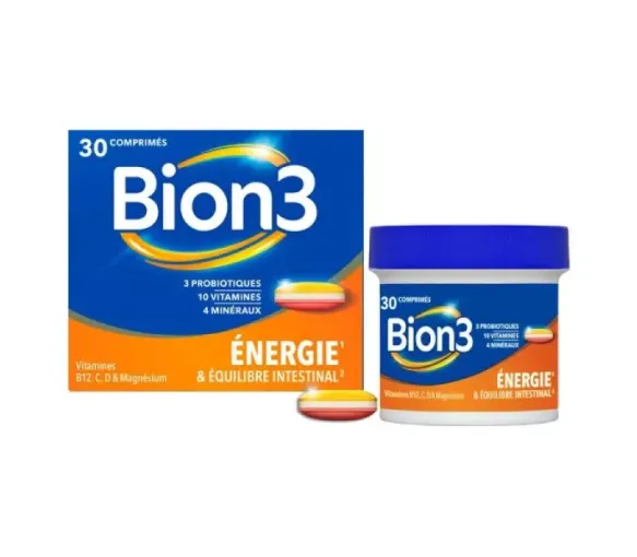 Bion3 équilibre et équilibre intestinal - boite de 30 comprimés