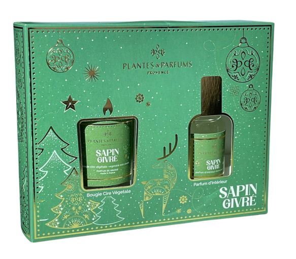 Coffret cadeau Sapin Givré Plantes & Parfums de Provence - coffret 2 produits - image 1