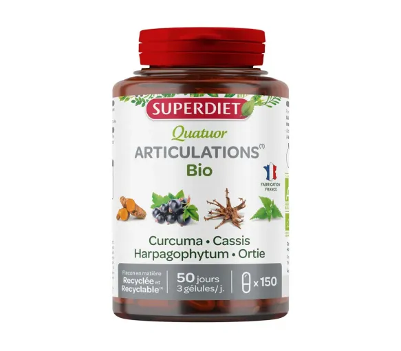 Quatuor bio articulation Super Diet - pot de 150 gélules - image 1