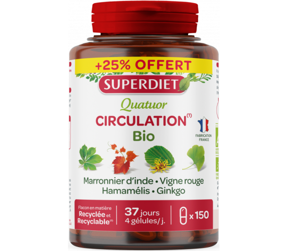 Quatuor Circulation bio Super Diet - boîte de 150 comprimés - image 1