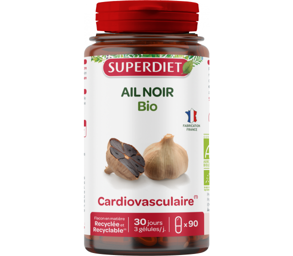 Ail noir bio Cardiovasculaire Super Diet - pot de 90 gélules - image 1