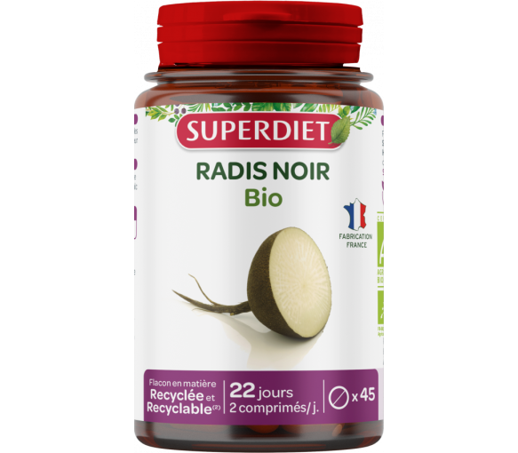 Radis noir bio Super Diet - boite de 45 comprimés - image 1