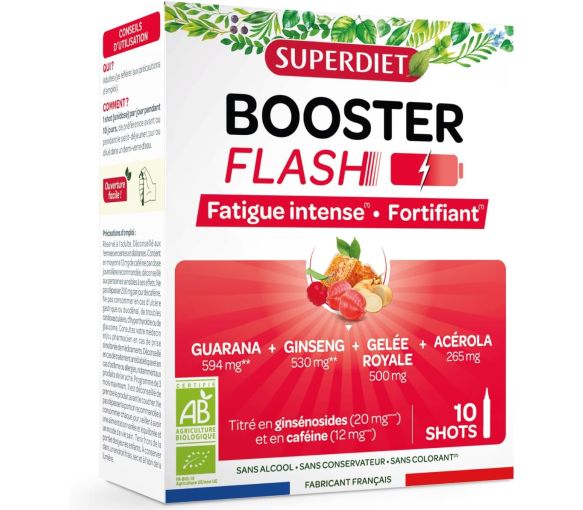 Booster flash BIO Super Diet - boite de 10 shots - image 1