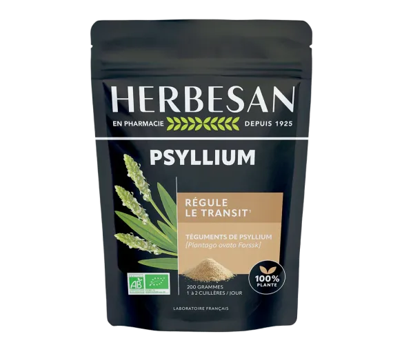 Psyllium bio Transit Intestinal Herbesan - sachet de 200g