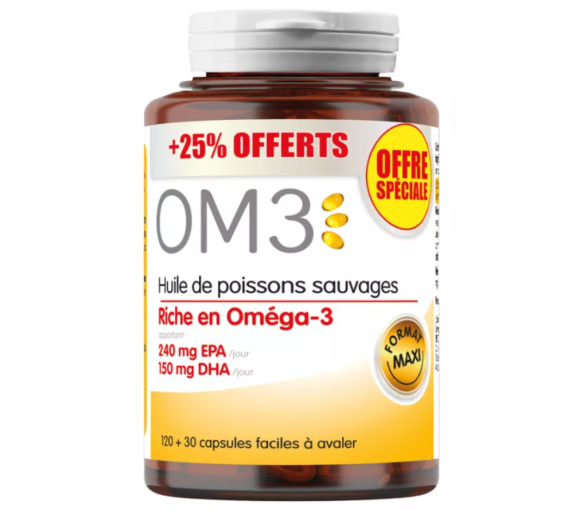 OM3 Huile de poisson sauvage Super Diet - image 1