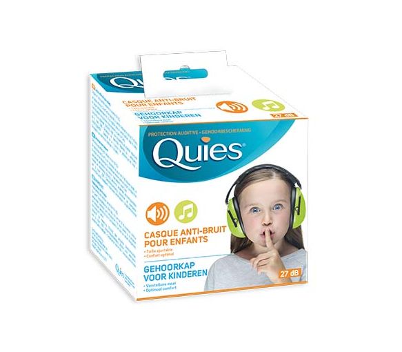 Casque anti-bruit pour enfants vert Quies - un casque - image 1
