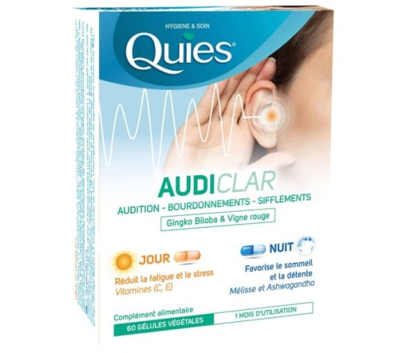 Audiclar jour/nuit Quies - boîte de 60 gélules