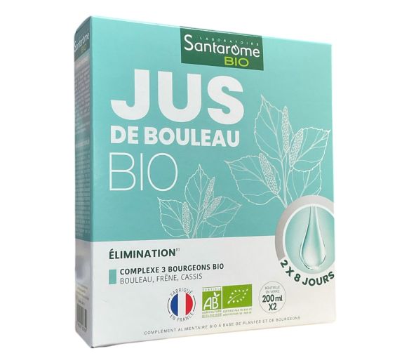Jus de bouleau BIO Santarome - 2x200ml - image 1