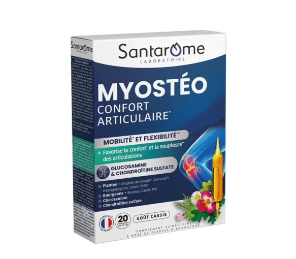 Myostéo confort articulaire Santarome - boîte de 2 ampoules de 10ml