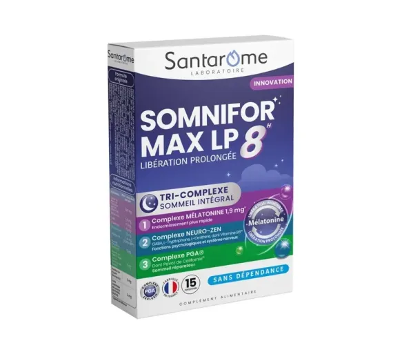 Somnifor Max LP 8h Santarome - boite de 15 comprimés - image 1