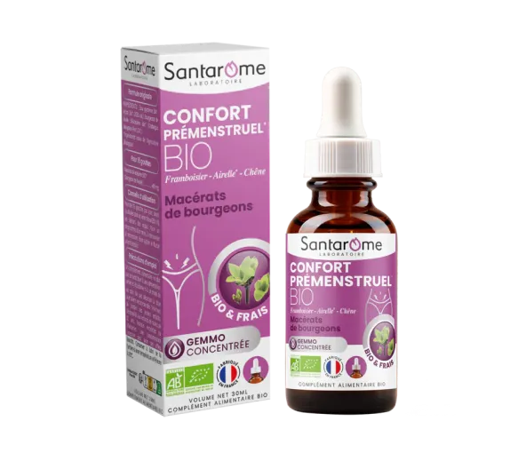 Confort prémenstruel macérats de bourgeons Santarome - flacon de 30ml - image 1