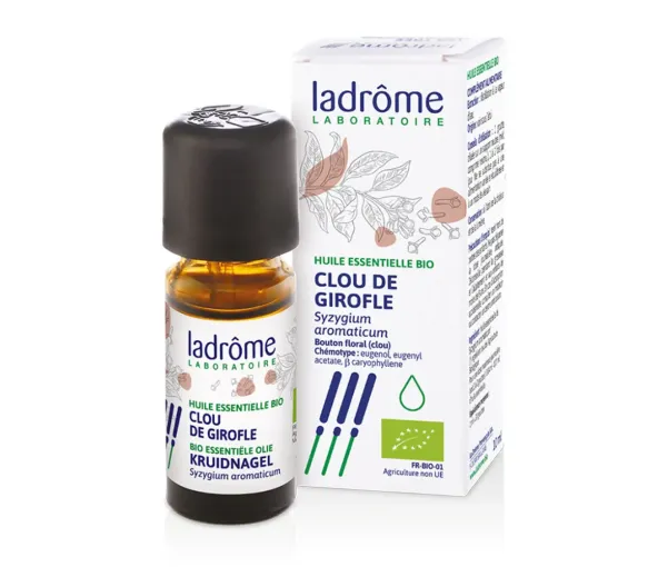Huile essentielle clou de girofle Bio Ladrôme - flacon de 10ml