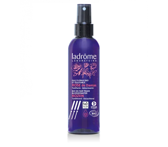 Eau florale de rose de Damas bio Ladrôme - spray de 200ml