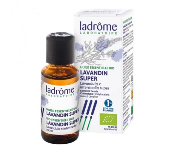 Huile essentielle lavandin super Bio Ladrôme - Flacon de 10ml