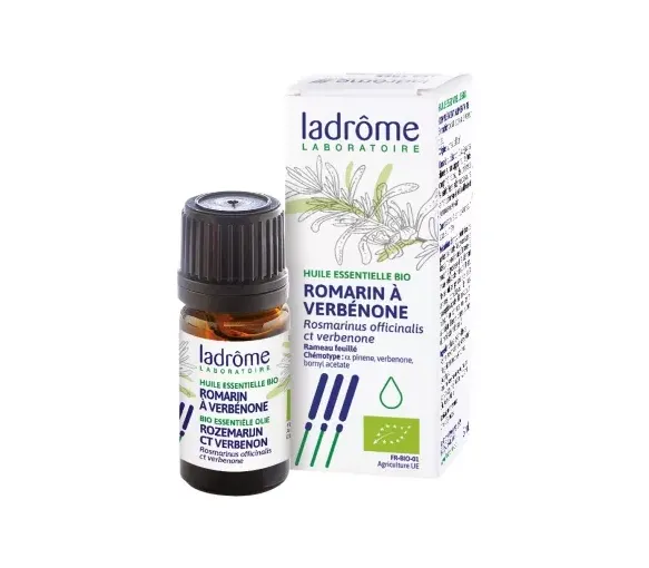 Huile essentielle romarin à verbénone Bio Ladrôme - Flacon de 5ml