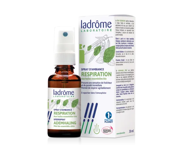 Spray d'ambiance respiration bio Ladrôme - spray de 30 ml