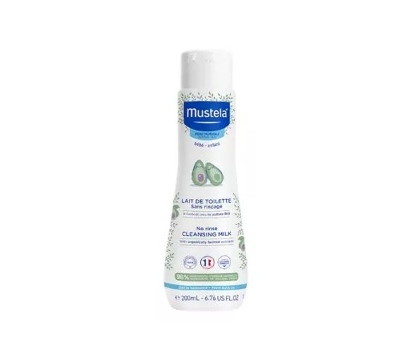 Lait de toilette sans rinçage peau normale bébé et enfant Mustela - image 1