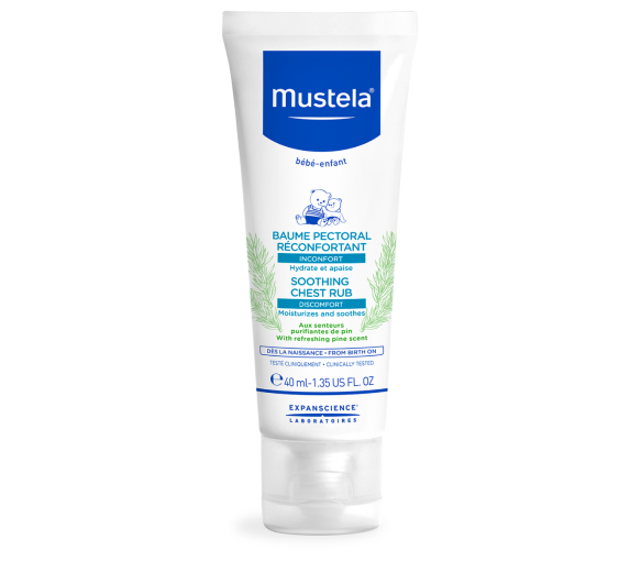 Baume pectoral réconfortant Mustela - tube de 40ml - image 1