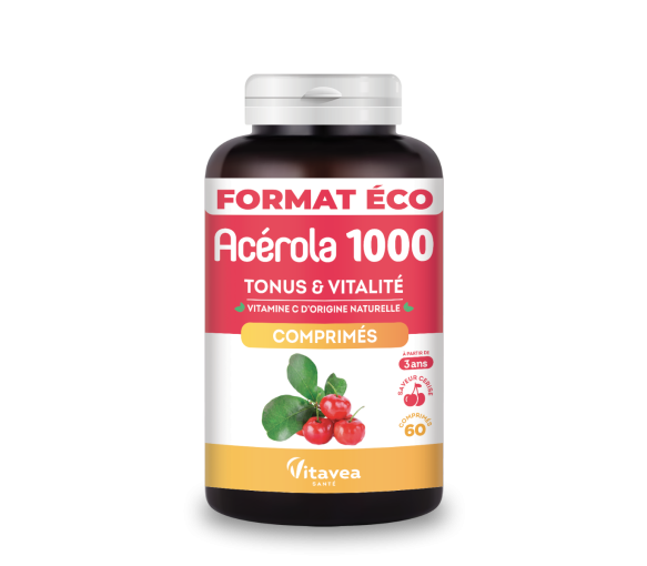 Acérola 1000 Nutrisanté - 60 comprimés à croquer - image 1