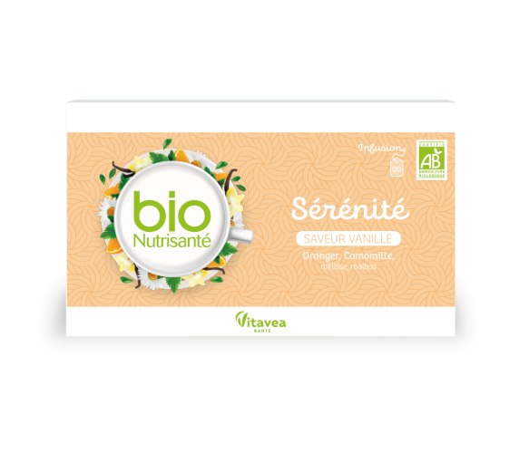 Infusion sérénité vanille bio Vitavea - boîte de 20 sachets - image 1